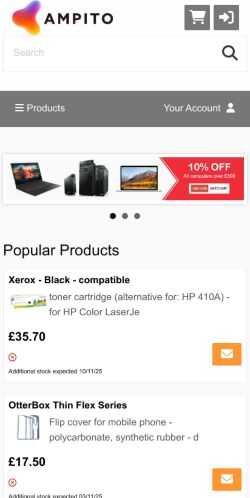 Mobile page screenshot