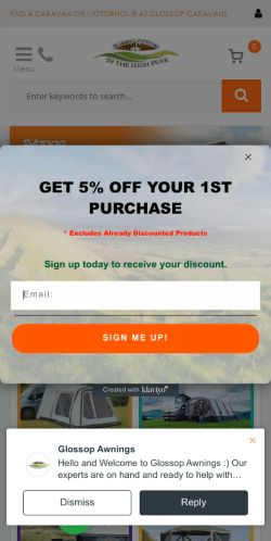 Mobile page screenshot