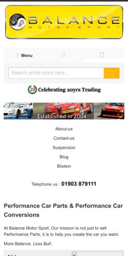Mobile page screenshot