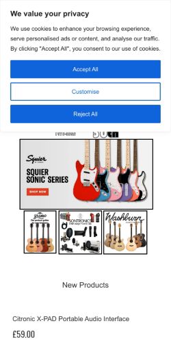 Mobile page screenshot