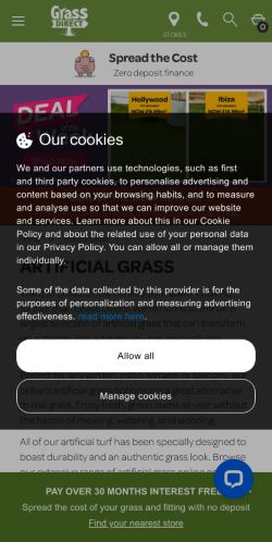 Mobile page screenshot