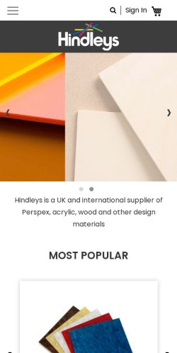 Mobile page screenshot