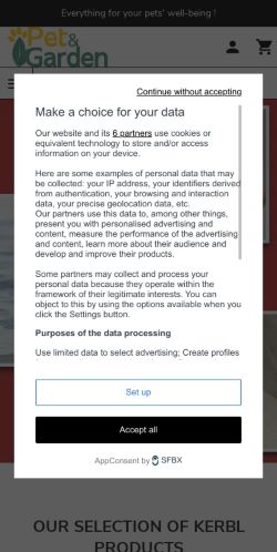 Mobile page screenshot