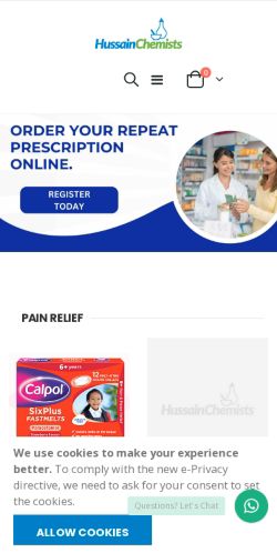 Mobile page screenshot