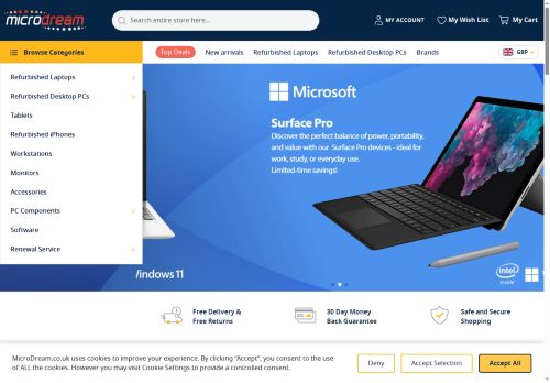 Desktop page screenshot