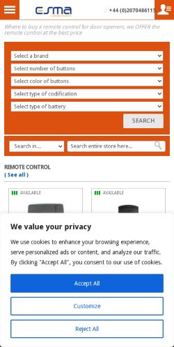 Mobile page screenshot