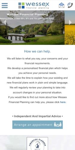 Mobile page screenshot