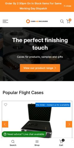 Mobile page screenshot