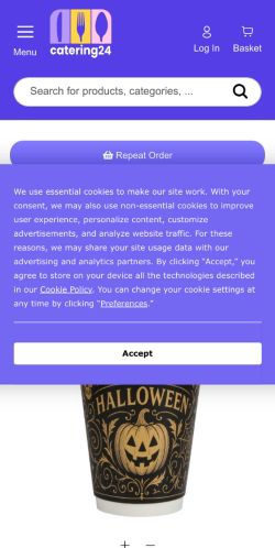 Mobile page screenshot