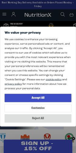 Mobile page screenshot