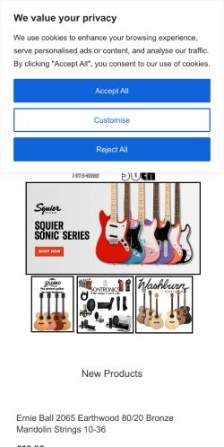 Mobile page screenshot