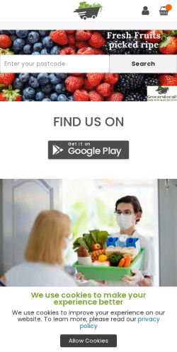 Mobile page screenshot