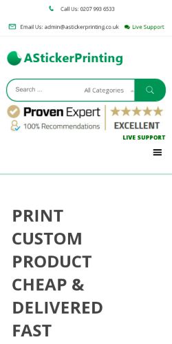 Mobile page screenshot