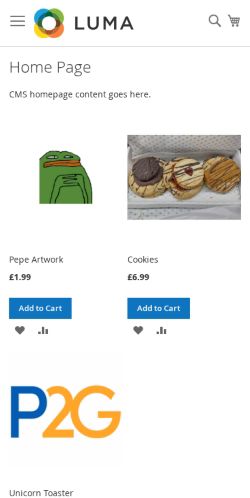 Mobile page screenshot