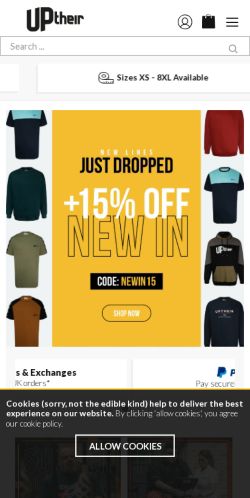 Mobile page screenshot