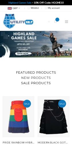 Mobile page screenshot