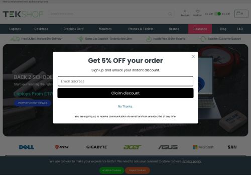 Desktop page screenshot