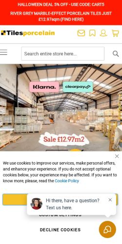 Mobile page screenshot