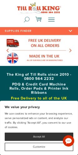 Mobile page screenshot