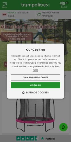 Mobile page screenshot