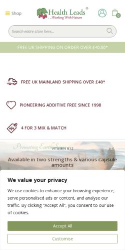 Mobile page screenshot