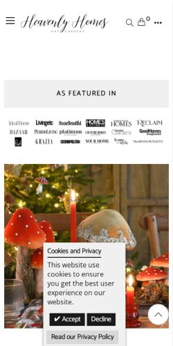 Mobile page screenshot