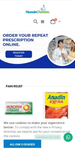 Mobile page screenshot