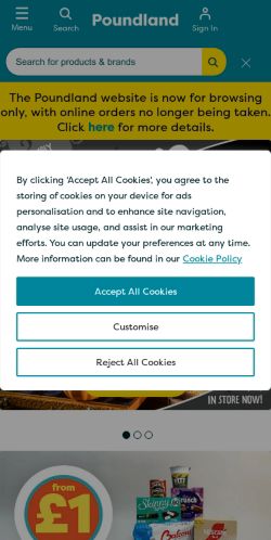 Mobile page screenshot