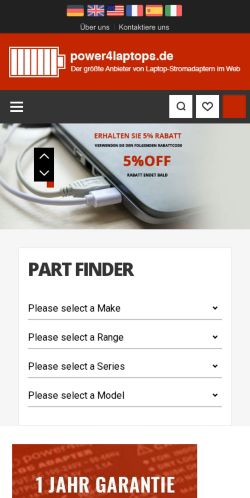 Mobile page screenshot