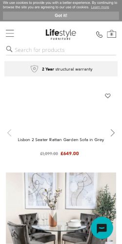 Mobile page screenshot