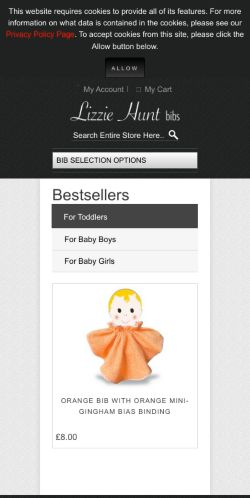 Mobile page screenshot