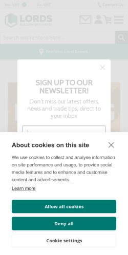 Mobile page screenshot