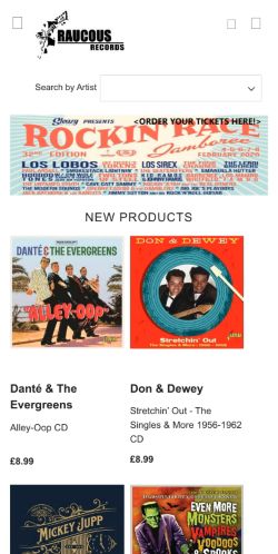 Mobile page screenshot