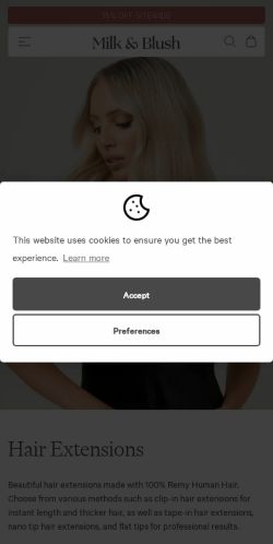 Mobile page screenshot