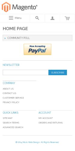 Mobile page screenshot