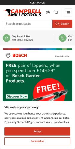 Mobile page screenshot