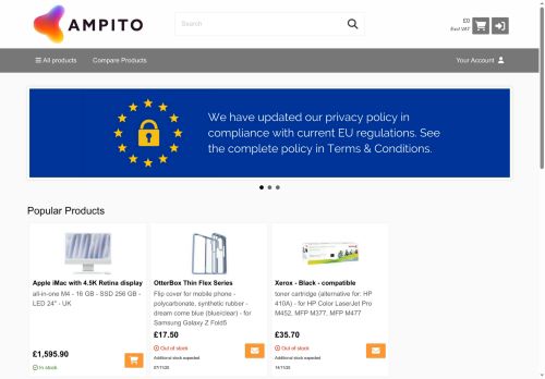 Desktop page screenshot