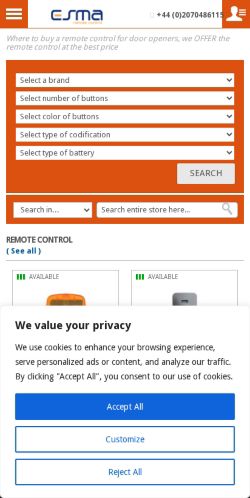 Mobile page screenshot