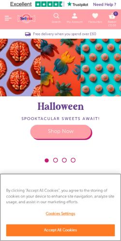 Mobile page screenshot