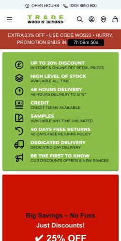 Mobile page screenshot