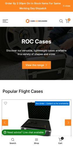 Mobile page screenshot