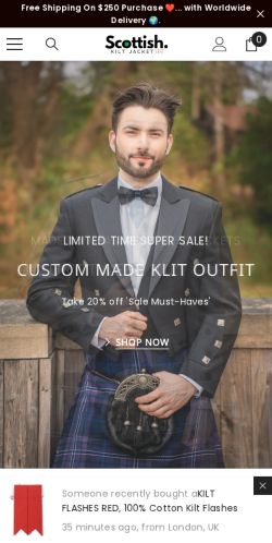 Mobile page screenshot