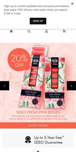 Mobile page screenshot