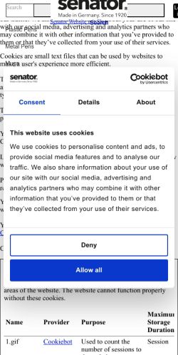 Mobile page screenshot