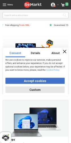 Mobile page screenshot