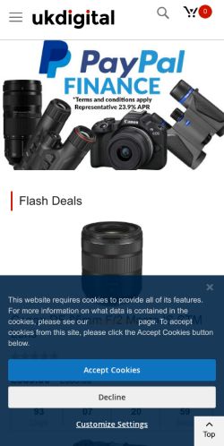 Mobile page screenshot