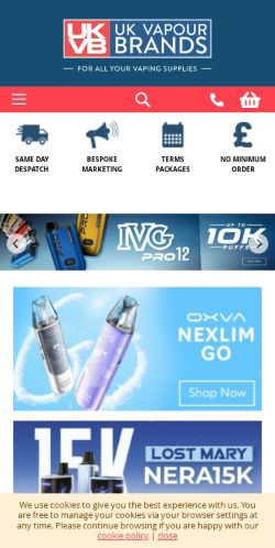 Mobile page screenshot