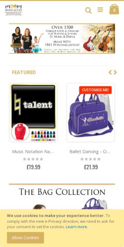 Mobile page screenshot