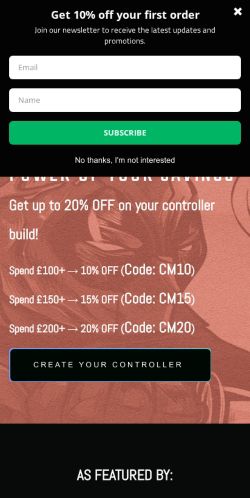 Mobile page screenshot