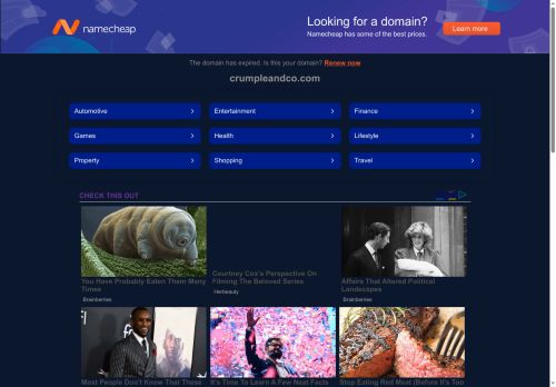 Desktop page screenshot